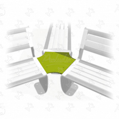 Stolík G2874 mestský mobiliár vonkajší nábytok, oplotenie a brány & doplnkové vybavenie mobiliár (lavičky, odpadkové koše, prístrešky) obrázok 3d