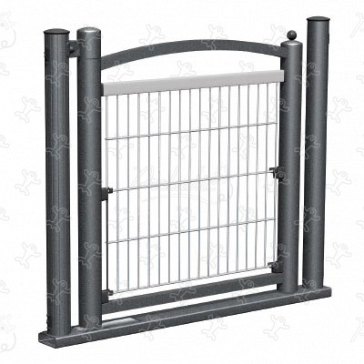 Vstupná bránka G2875 mestský mobiliár vonkajší nábytok, oplotenie a brány & doplnkové vybavenie oplotenie a vstupné bránky obrázok 3d