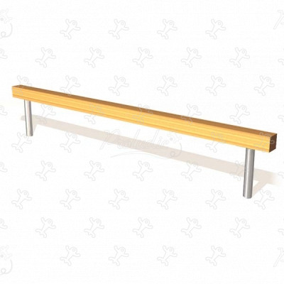 Balančná kladina J10 detské ihriská zariadenia pre rovnováhu a lezenie prekážkové cesty obrázok 3d