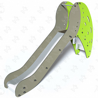 Šmýkačka Slidy J1069® detské ihriská klasické herné zariadenia Šmykľavky obrázok 3d