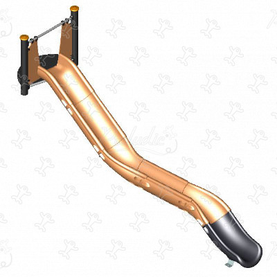 Šmýkačka Kayak J1121 detské ihriská klasické herné zariadenia Šmykľavky obrázok 3d