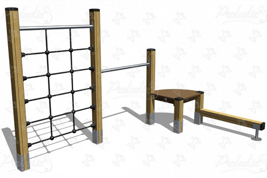 J1661 detské ihriská zariadenia pre rovnováhu a lezenie zariadenia pre rovnováhu a lezenie obrázok 3d