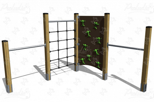 J1662 detské ihriská zariadenia pre rovnováhu a lezenie zariadenia pre rovnováhu a lezenie obrázok 3d