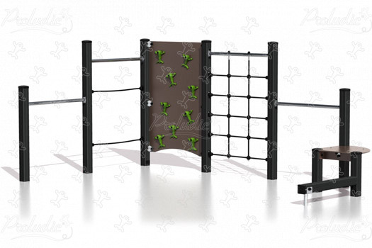 J1663-M detské ihriská zariadenia pre rovnováhu a lezenie zariadenia pre rovnováhu a lezenie obrázok 3d