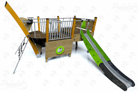 Rybárska loď J1956 detské ihriská tematické herné zariadenia aquatica obrázok 3d