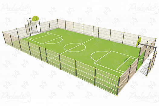Muga aréna J22207 Šport a fitnes acti’fun multi-use games areas obrázok 3d