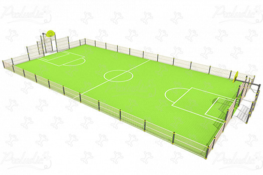 Muga aréna J22212 Šport a fitnes acti’fun multi-use games areas obrázok 3d