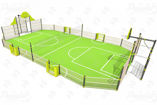 Muga aréna J22222 Šport a fitnes acti’fun multi-use games areas obrázok 3d