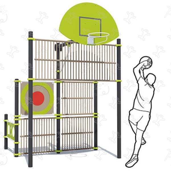 Muga bránka s terčom J22225® Šport a fitnes acti’fun multi-use games areas obrázok 3d