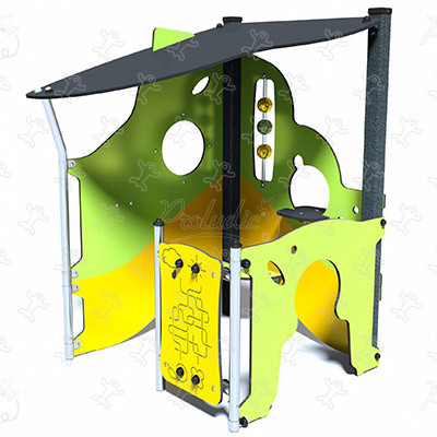 Domček Mini J232 detské ihriská klasické herné zariadenia malé domčeky obrázok 3d