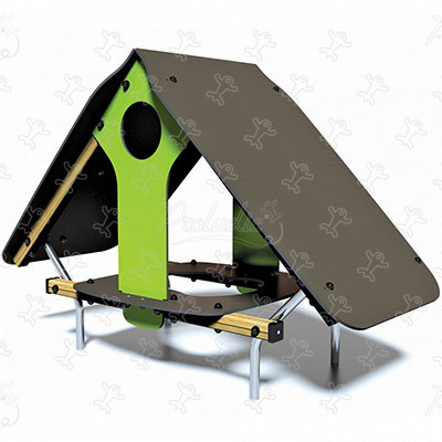 J256 detské ihriská klasické herné zariadenia malé domčeky obrázok 3d