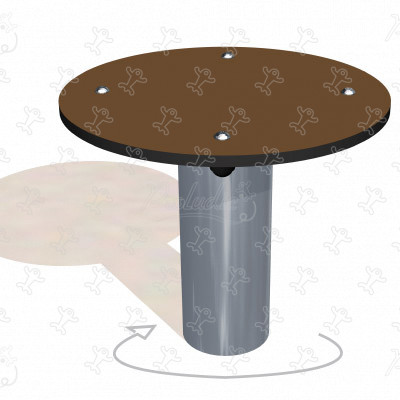 Kolotoč Twisty J2592 detské ihriská dynamické herné zariadenia otáčavé herné zariadenia obrázok 3d