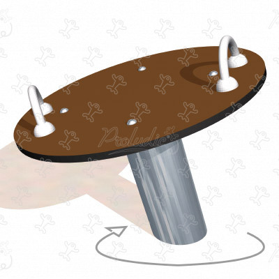 Kolotoč Rodeo Disc J2593 detské ihriská dynamické herné zariadenia otáčavé herné zariadenia obrázok 3d