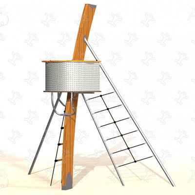 Keo - sťažeň J2752 detské ihriská tematické herné zariadenia aquatica obrázok 3d