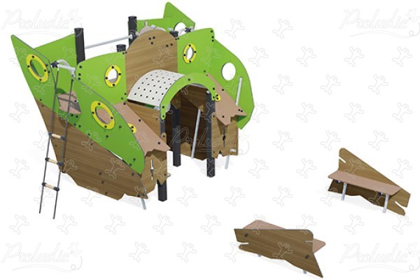 Keo - korma J2753-M detské ihriská klasické herné zariadenia aquatica obrázok 3d