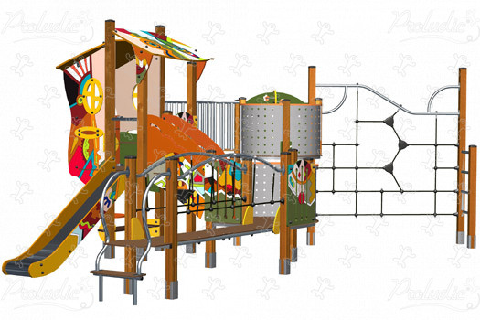 J3305-GE detské ihriská grafic games povrchová úprava etnik obrázok 3d