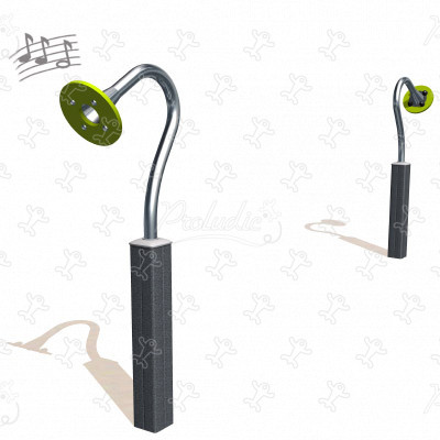 Tubofón J3410 detské ihriská senzorické a didaktické herné zariadenia herné panely & zvukové a hudobné herné prvky obrázok 3d