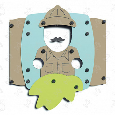 Dobrodruh J3413 detské ihriská senzorické a didaktické herné zariadenia herné panely & zvukové a hudobné herné prvky obrázok 3d