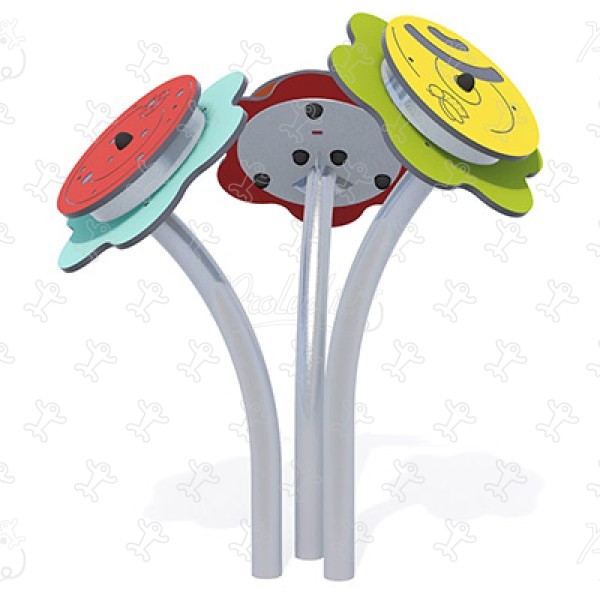 Zvuková hra - kvety J3418 detské ihriská senzorické a didaktické herné zariadenia herné panely & zvukové a hudobné herné prvky obrázok 3d