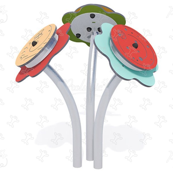 Zvuková hra - kvety J3418 detské ihriská senzorické a didaktické herné zariadenia herné panely & zvukové a hudobné herné prvky obrázok 3d