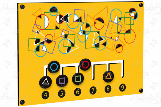 Geometria J3420 detské ihriská senzorické a didaktické herné zariadenia herné panely & zvukové a hudobné herné prvky obrázok 3d