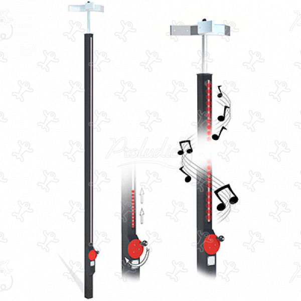 Interaktívny stĺp J3451-R® detské ihriská senzorické a didaktické herné zariadenia interaktívne herné zariadenia obrázok 3d