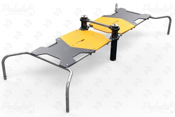 Lavička  push-up - dvojitá J37208® Šport a fitnes acti’fun acti’fit obrázok 3d