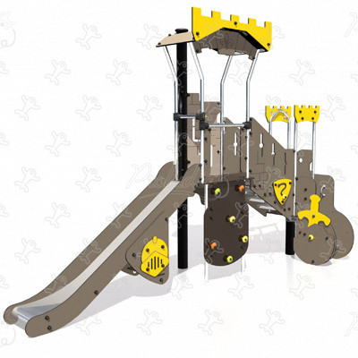 Strážna veža J38401 detské ihriská tematické herné zariadenia stredovek obrázok 3d