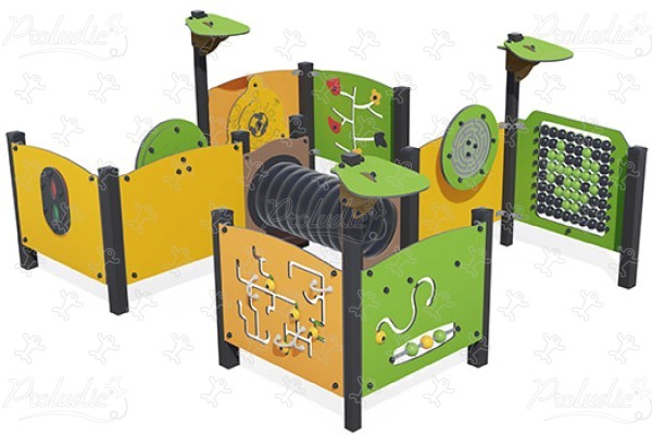 Senzorický labyrint J38712® detské ihriská senzorické a didaktické herné zariadenia diabolo obrázok 3d