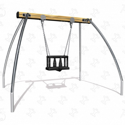 Šmýkačka - Mini J3960 detské ihriská klasické herné zariadenia závesné hojdačky obrázok 3d