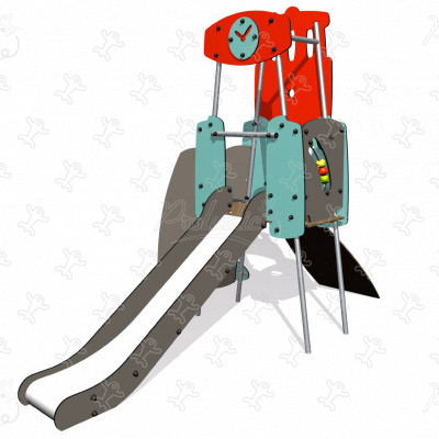 Hodiny J4050 detské ihriská tematické herné zariadenia city obrázok 3d