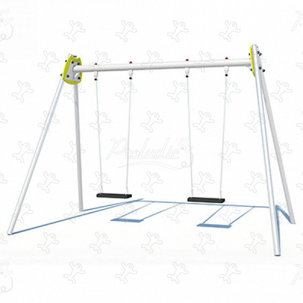 2 klasické sedáky J472 detské ihriská klasické herné zariadenia závesné hojdačky obrázok 3d