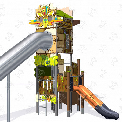 Veža s výhliadkou J47200-GA detské ihriská grafic games povrchová úprava amazone obrázok 3d