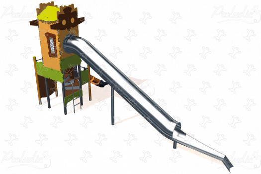 Veža s výhliadkou J47200 detské ihriská tematické herné zariadenia adventure obrázok 3d