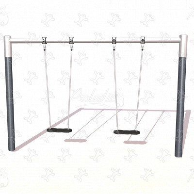 2 klasické sedáky J476 detské ihriská klasické herné zariadenia závesné hojdačky obrázok 3d