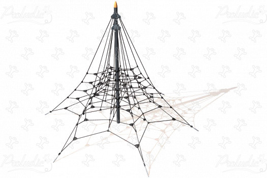 Pyramída J4807 detské ihriská zariadenia pre rovnováhu a lezenie rope structures obrázok 3d
