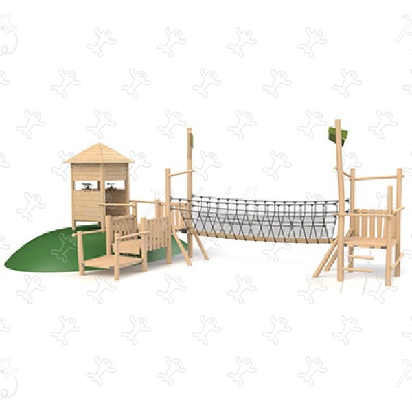 Observatórium J49138 detské ihriská sustainable natural wood equipment multifunkčné zariadenia obrázok 3d
