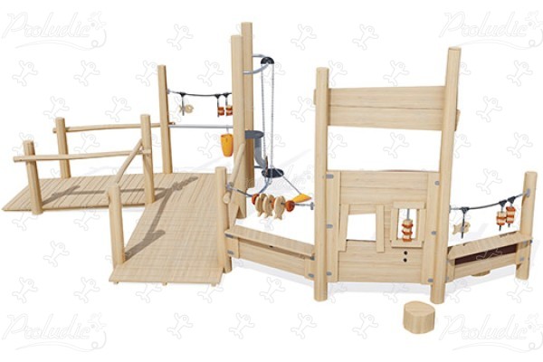 Tržnica J49147® detské ihriská senzorické a didaktické herné zariadenia herné zariadenia do pieskoviska obrázok 3d