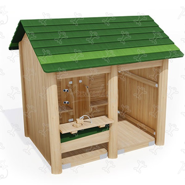 Domček J49193® detské ihriská klasické herné zariadenia klasické herné zariadenia obrázok 3d