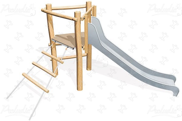 J4931 detské ihriská sustainable natural wood equipment multifunkčné zariadenia obrázok 3d