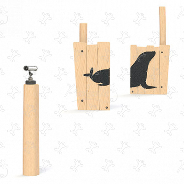 Anamorfóza tuleň J4954® detské ihriská senzorické a didaktické herné zariadenia herné panely & zvukové a hudobné herné prvky obrázok 3d