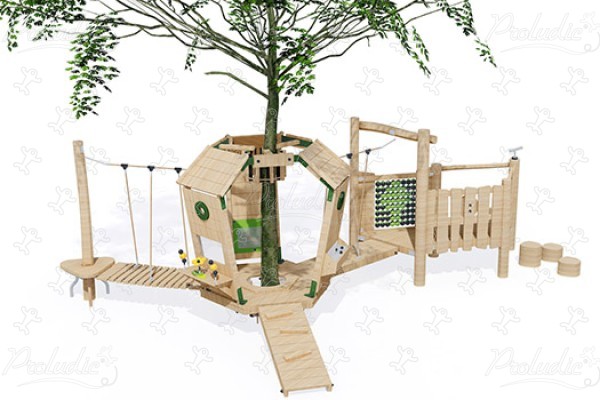 J49902® detské ihriská sustainable natural wood equipment arborea play® obrázok 3d
