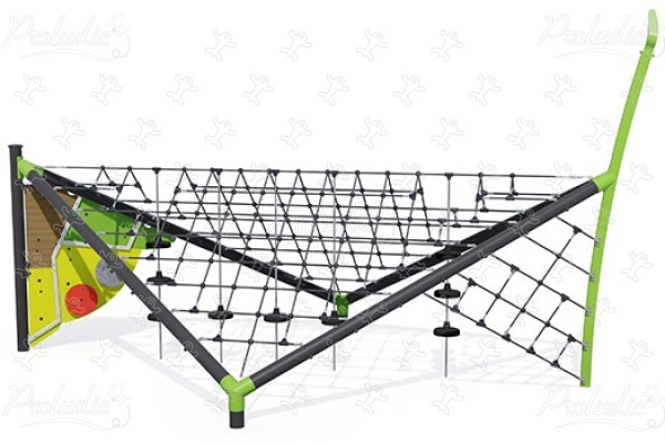 J57006 detské ihriská zariadenia pre rovnováhu a lezenie rope structures obrázok 3d