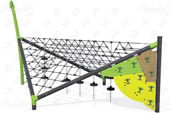J57006 detské ihriská zariadenia pre rovnováhu a lezenie rope structures obrázok 3d