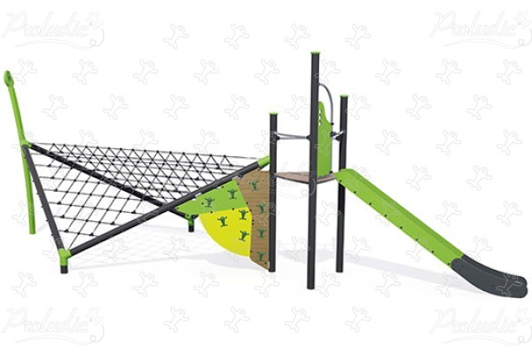 J57011® detské ihriská zariadenia pre rovnováhu a lezenie rope structures obrázok 3d