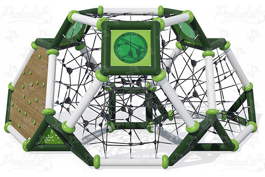 Kairn J6102-C® detské ihriská zariadenia pre rovnováhu a lezenie zariadenia pre rovnováhu a lezenie obrázok 3d