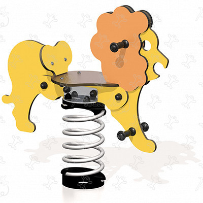 Lev J818 detské ihriská dynamické herné zariadenia pružinové herné zariadenia obrázok 3d