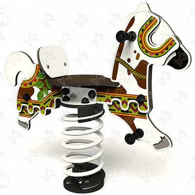 Koník J819-GA detské ihriská grafic games povrchová úprava amazone obrázok 3d