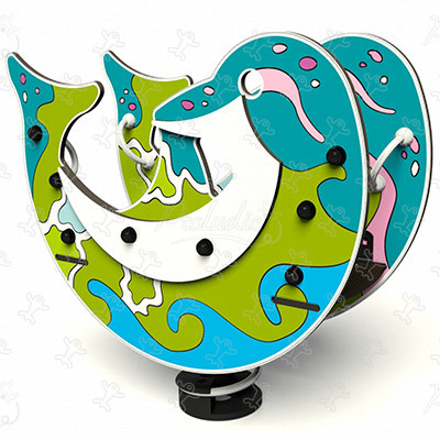 Delfín malý J822-GA detské ihriská grafic games povrchová úprava amazone obrázok 3d