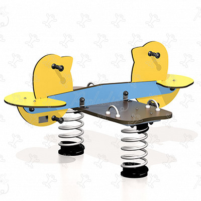 Kačičky J826 detské ihriská dynamické herné zariadenia pružinové herné zariadenia obrázok 3d